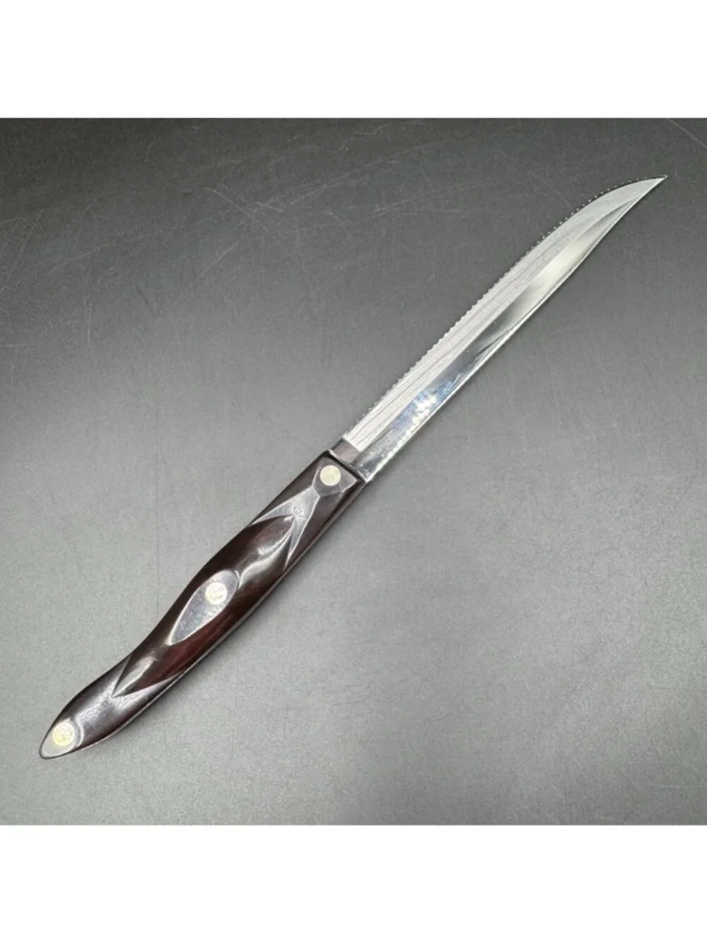 Cutco 1729 Brown Swirl Handle 12